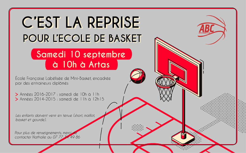 Reprise Ecole de Basket