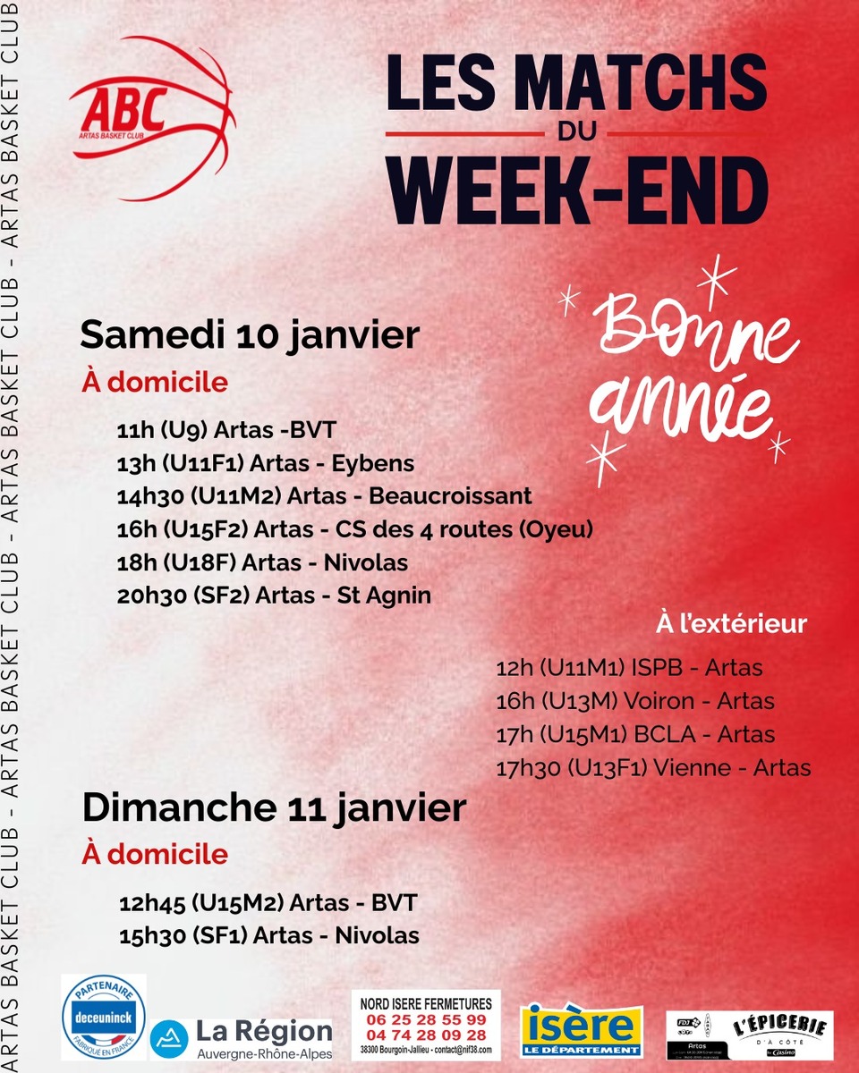 Rencontres des 10 et 11 janvier