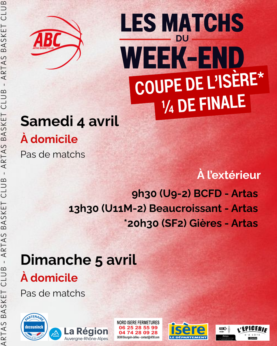 Rencontre des 4 et 5 avril