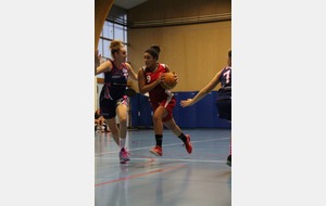 Cadettes défaite  contre Voiron 46 73