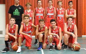 Les U15 M victorieux au tournoi de Dolomieu.     