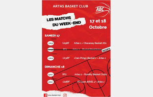 Matchs du 17 et 18 octobre