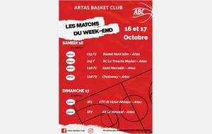 Matchs des 16 et 17 octobre