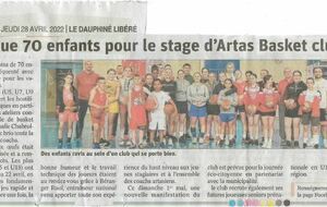 Article Dauphiné du 22/04/22