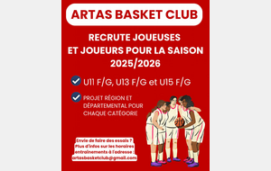 Recrutement u11 u13 u15
