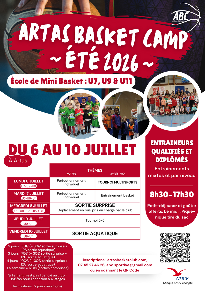 CAMP ETE 2026 u7 u9 u11