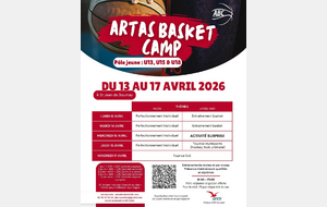 Camp Avril 2026 u13 u15 u18