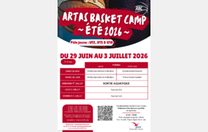 CAMP ETE 2026 U13 U15 U18