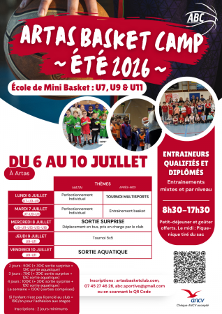 CAMP ETE 2026 u7 u9 u11