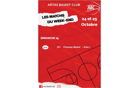 Matchs du 24 et 25 octobre