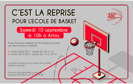 Reprise Ecole de Basket