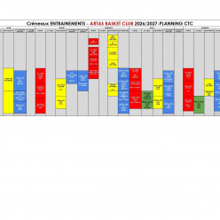 Planning saison 2026-2027